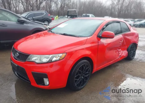 2011 Kia Forte Koup Sx from USA, damaged, VIN KNAFW6A32B5437246